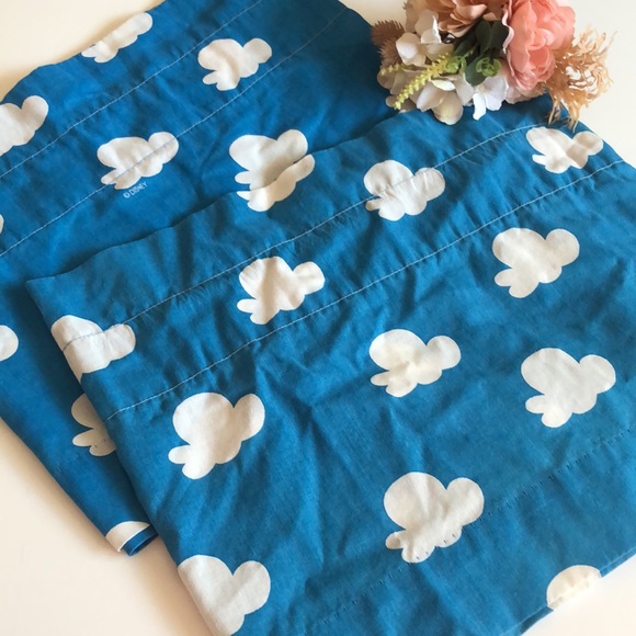 TOY STORY Curtains VTG Andy’s Room Cloud Valances Blue Sky Toy Story Disney - Picture 1 of 11